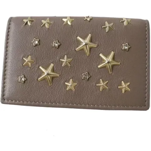 Pre-owned Leather wallets , female, Sizes: ONE SIZE - Jimmy Choo Pre-owned - Modalova