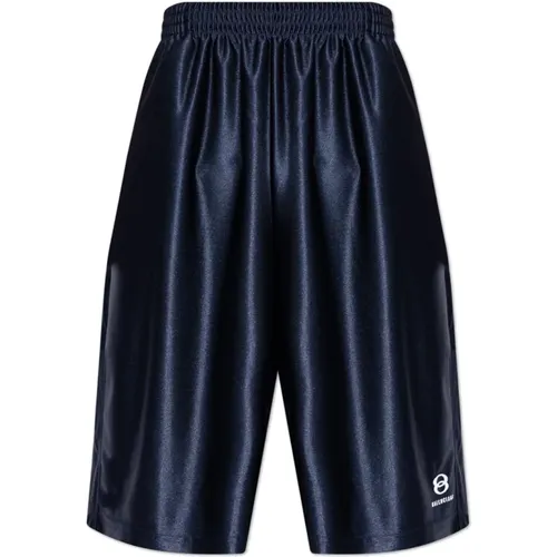 Shorts mit Logo , Herren, Größe: XL - Balenciaga - Modalova
