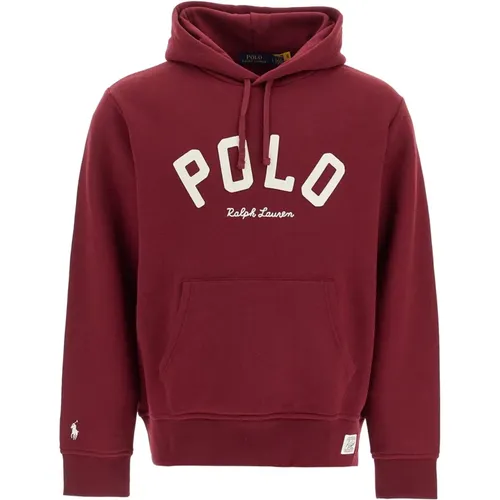 Bestickter Logo Kapuzenpullover , Herren, Größe: M - Polo Ralph Lauren - Modalova