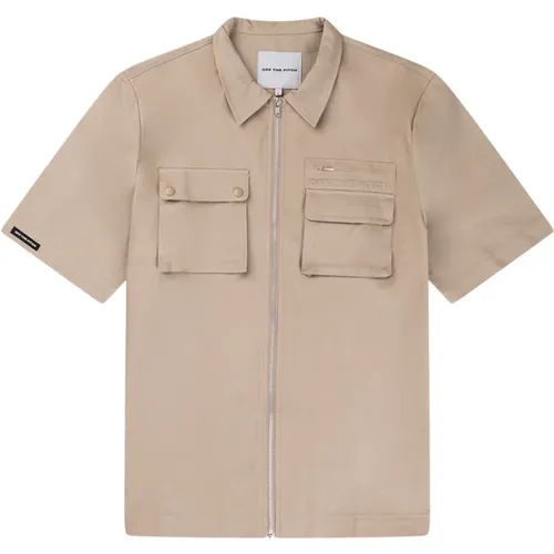 Brown Men's Ignite Shirt V-Neck , male, Sizes: L, S, XS, XL, M - Off The Pitch - Modalova