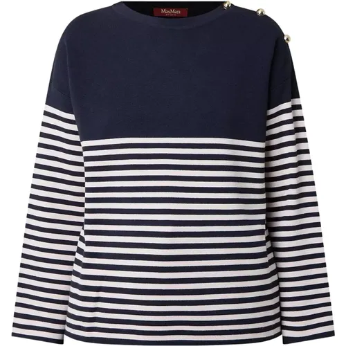 Otranto Striped Sweater , female, Sizes: L, S - Max Mara Studio - Modalova
