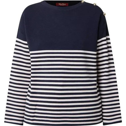 Otranto Striped Sweater , female, Sizes: L, XL, S, XS - Max Mara Studio - Modalova