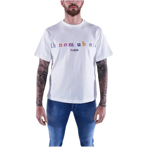 Regenbogen Logo T-Shirt , Herren, Größe: M - IH NOM UH NIT - Modalova