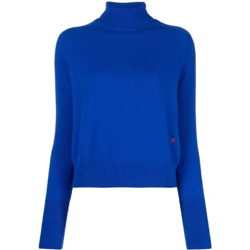 Cobalt Roll-Neck Sweater , female, Sizes: L - Victoria Beckham - Modalova