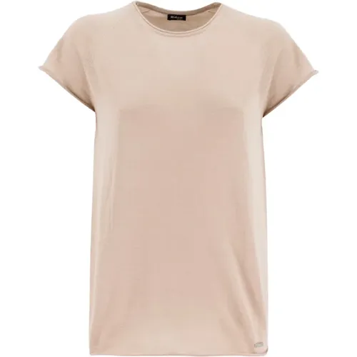Sand Cashmere Silk Blend T-Shirt , female, Sizes: XS, L, M - Kiton - Modalova