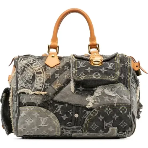 Pre-owned Denim handbags , female, Sizes: ONE SIZE - Louis Vuitton Vintage - Modalova