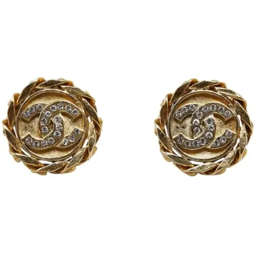 Pre-owned Fabric earrings , female, Sizes: ONE SIZE - Chanel Vintage - Modalova