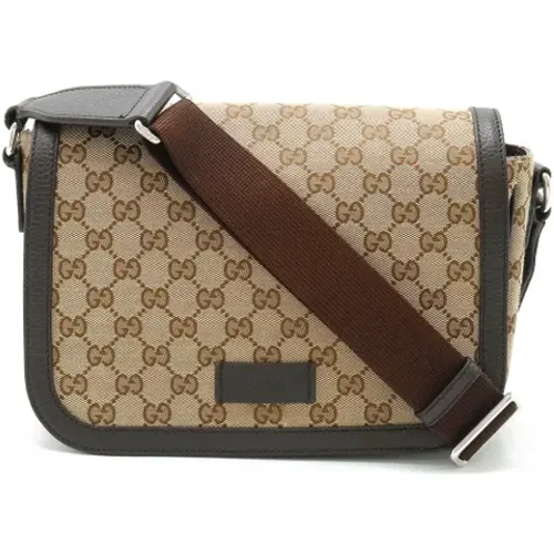 Pre-owned Canvas gucci-bags , female, Sizes: ONE SIZE - Gucci Vintage - Modalova