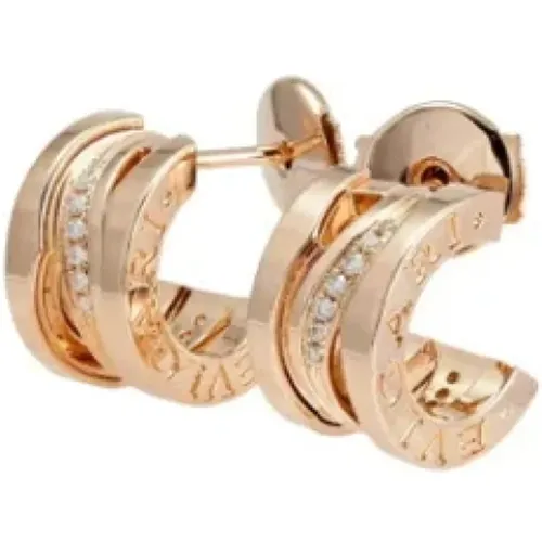 Pre-owned Rose Gold earrings , female, Sizes: ONE SIZE - Bvlgari Vintage - Modalova