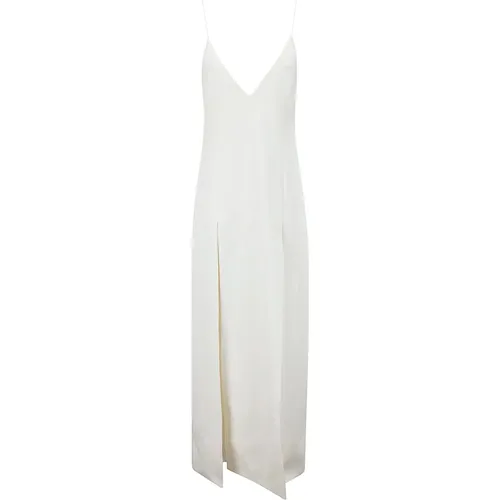 V-Neck Sleeveless Dress with Side Slits , female, Sizes: XL - Khaite - Modalova