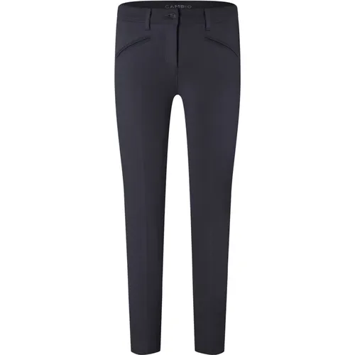 Navy Rachel Trousers , female, Sizes: M, 2XL, L - CAMBIO - Modalova