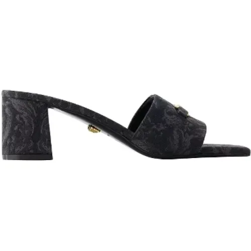 Pre-owned Cotton sandals , female, Sizes: 3 UK - Versace Pre-owned - Modalova
