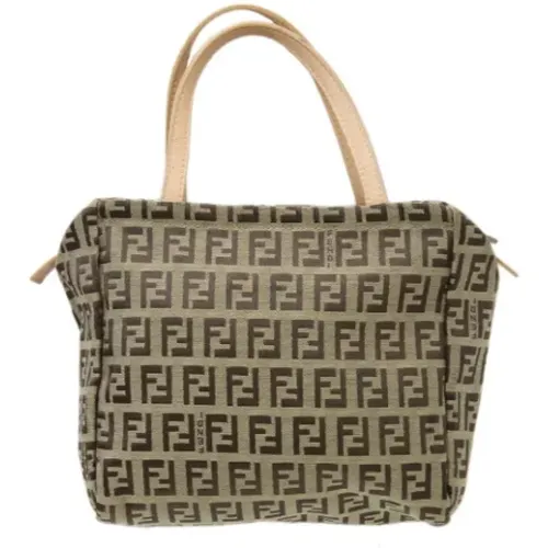 Pre-owned Canvas shoulder-bags , female, Sizes: ONE SIZE - Fendi Vintage - Modalova