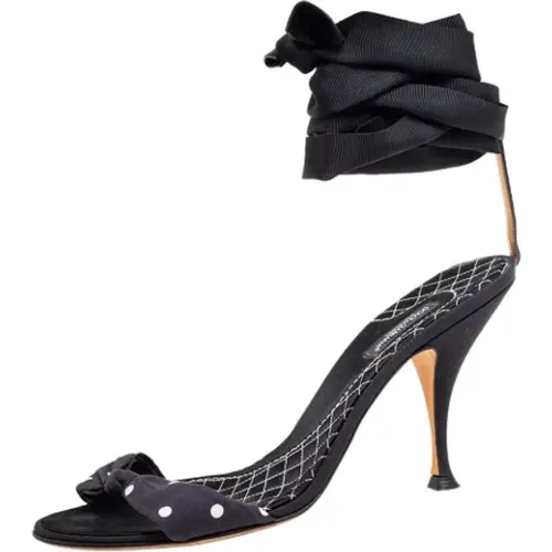 Pre-owned Fabric sandals , female, Sizes: 7 1/2 UK - Dolce & Gabbana Pre-owned - Modalova