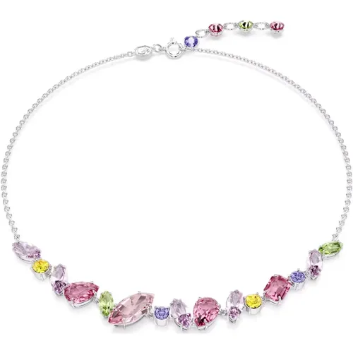 Gema Multicoloured Crystal Necklace , female, Sizes: ONE SIZE - Swarovski - Modalova