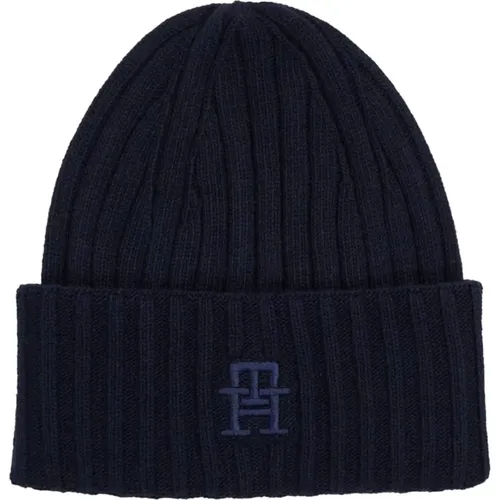 Iconic Beanie , female, Sizes: ONE SIZE - Tommy Hilfiger - Modalova