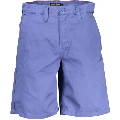 Blaue Bermuda-Shorts mit Knopf und Reißverschluss , Herren, Größe: W30 - Vans - Modalova