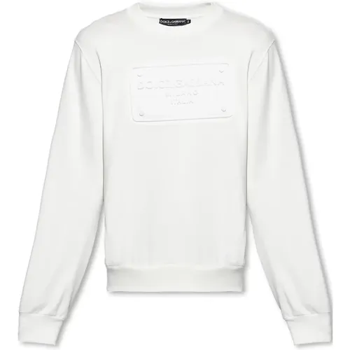 Sweatshirt mit Logo , Herren, Größe: XL - Dolce & Gabbana - Modalova
