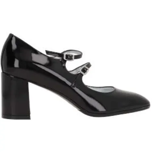 Heel Mary-Jane Patent Leather Shoes , female, Sizes: 5 UK, 3 UK, 4 1/2 UK, 7 UK - Carel - Modalova