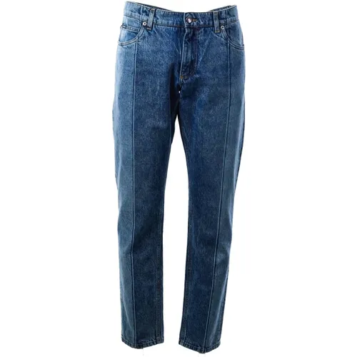 Mens Regular 5 Pocket Jeans , male, Sizes: XS - Dolce & Gabbana - Modalova