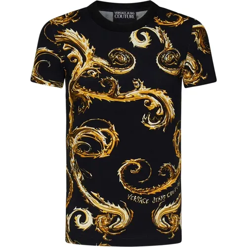 Chromo Couture T-shirt , male, Sizes: M - Versace Jeans Couture - Modalova