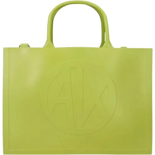 Grüne Milky Tasche mit Logo-Träger - Armani Exchange - Modalova