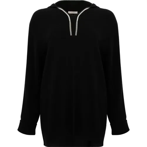 Schwarzer Pullover für Frauen , Damen, Größe: L - D.Exterior - Modalova