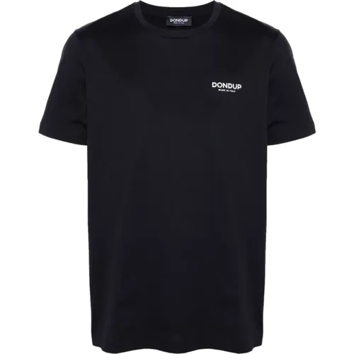 Logo Print T-shirts and Polos , male, Sizes: XL, L - Dondup - Modalova