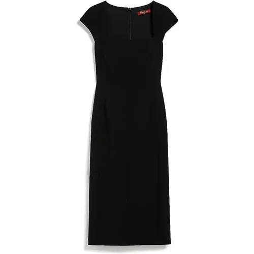 Schwarzes Midi-Kleid Umbro , Damen, Größe: L - Max Mara - Modalova