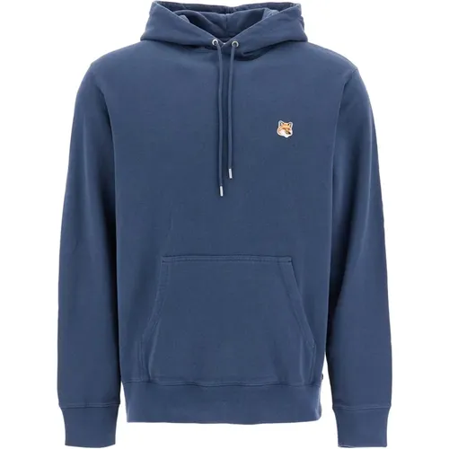 Fuchskopf Kapuzenpullover , Herren, Größe: S - Maison Kitsuné - Modalova