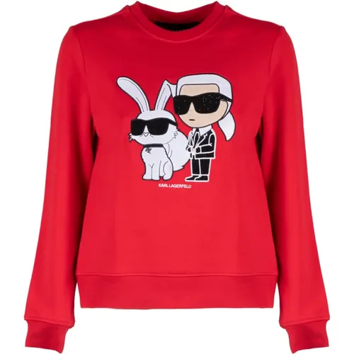 Ikonik 2.0 Couple Sweatshirt , female, Sizes: L - Karl Lagerfeld - Modalova