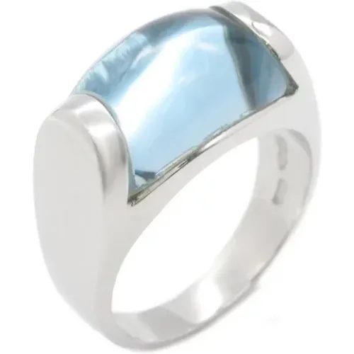 Pre-owned White Gold rings , female, Sizes: ONE SIZE - Bvlgari Vintage - Modalova