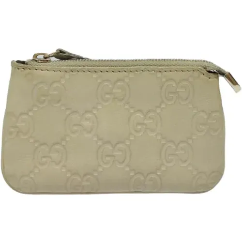 Pre-owned Canvas wallets , female, Sizes: ONE SIZE - Gucci Vintage - Modalova