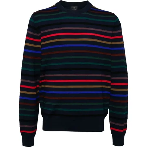 Blaue Pullover für Männer , Herren, Größe: L - Paul Smith - Modalova