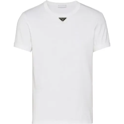 Logo Print T-shirt Prada - Prada - Modalova