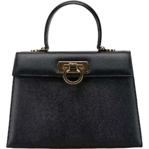 Pre-owned Leder Handtaschen , Damen, Größe: ONE Size - Salvatore Ferragamo Pre-owned - Modalova