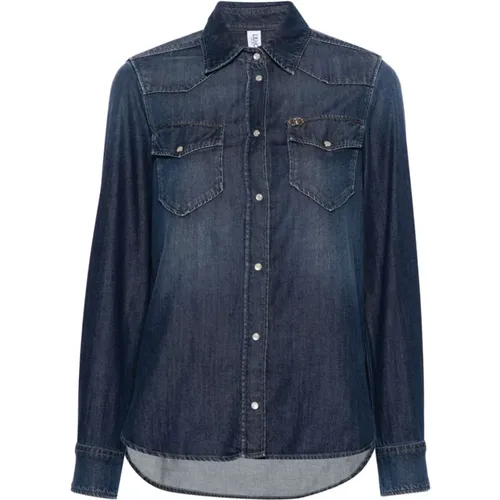 Denim Shirt , female, Sizes: S, XS, M - Liu Jo - Modalova