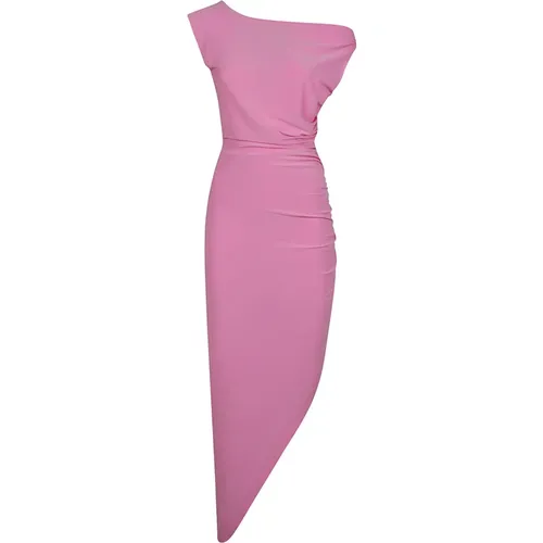 Elegant Drape Dress , female, Sizes: S, XS - Norma Kamali - Modalova