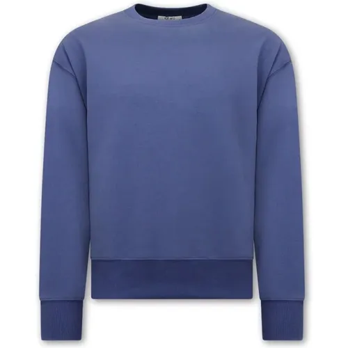 Basic Oversize Fit Sweatshirt Men , male, Sizes: L, S, M, XL - True Rise - Modalova