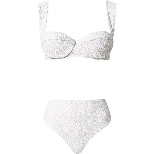 Weißes Meer Besticktes Bikini-Set , Damen, Größe: S - Twinset - Modalova