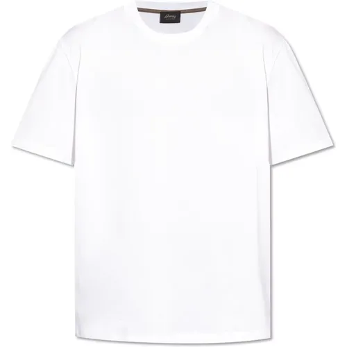 Baumwoll-T-Shirt , Herren, Größe: L - Brioni - Modalova