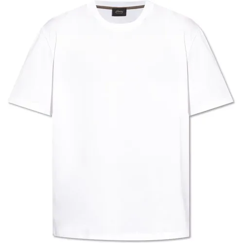 Baumwoll-T-Shirt , Herren, Größe: M - Brioni - Modalova