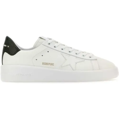 Reine Neue Weiße Ledersneakers , Herren, Größe: 45 EU - Golden Goose - Modalova