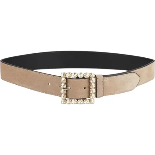 Square buckle belt , female, Sizes: L, M, S - Alma en Pena - Modalova