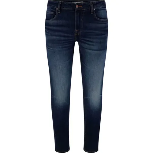 Slim-Fit Baumwollmischung Jeans , Herren, Größe: W33 L32 - Guess - Modalova
