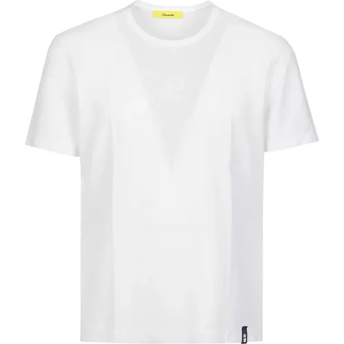 Weiße Baumwoll-T-Shirt,Peonia Baumwoll T-Shirt,T-Shirts,T-SHIRT - Drumohr - Modalova