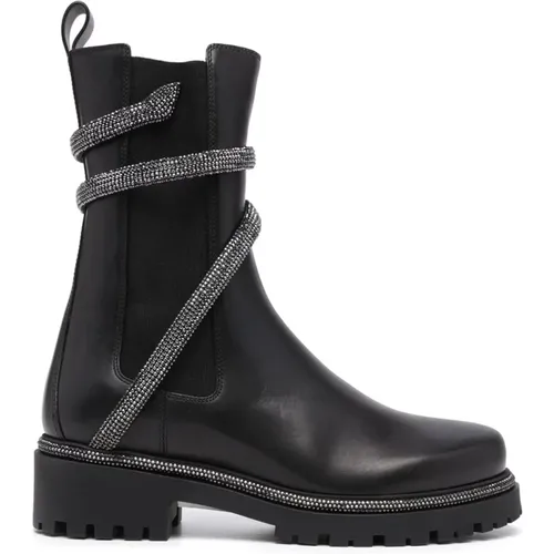 Leather Chelsea Boots , female, Sizes: 3 1/2 UK - René Caovilla - Modalova