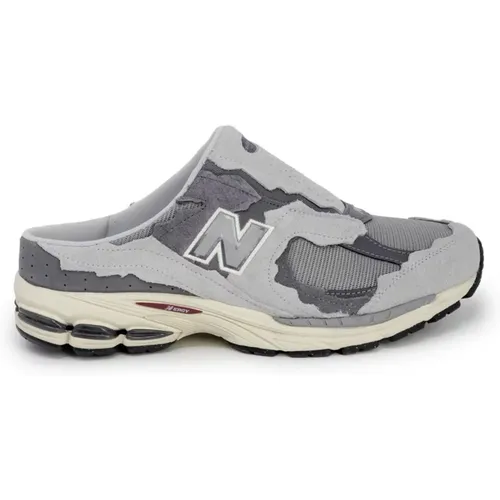 Graue Sneakers mit Gummisohle , Herren, Größe: 42 1/2 EU - New Balance - Modalova