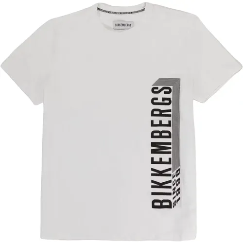 Herren T-Shirt mit Originaldrucken - Bikkembergs - Modalova