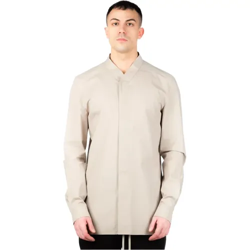 Faun Pearl Snap Kragen Hemd , Herren, Größe: 2XL - Rick Owens - Modalova